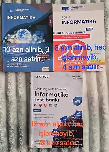 guven informatika test pdf: Satılır: Hazırlıq və imtahanlar üçün müxtəlif dərs vəsaitləri və test — 2
