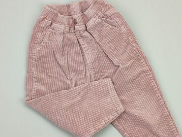 szerokie eleganckie spodnie z wysokim stanem: Material trousers, 2-3 years, 98, condition - Good
