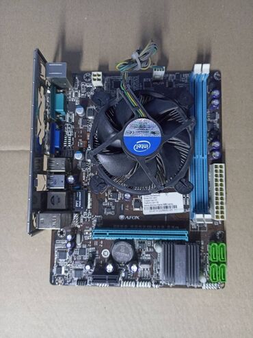 бу материнские платы: Энелик плата, Колдонулган, AFOX, LGA1155, ПК үчүн