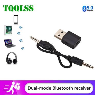 Инструменты для авто: Аудио адаптер Bluetooth 5.0. Для беспроводного соединения смартфона с