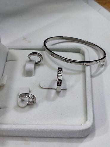 Серебряные наборы украшений: Серебряный Набор+ браслет Карьтие Дизайн Италия Серебро 925 пробы — 11