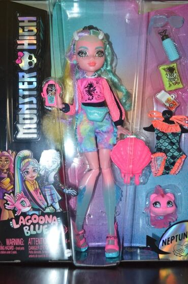 единорог игрушка: Кукла монстер хай ( monster high) Лагуна Блю,базовая,3 поколение