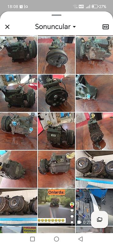 Kompressorlar: Məhsul: Avtomobil kondisioner kompressoru (DENSO) Təsvir: - Brend — 1