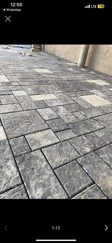 Тротуарная плитка: Тротуарная плитка, Другая модель, Бетонная, Для двора, Новый — 22