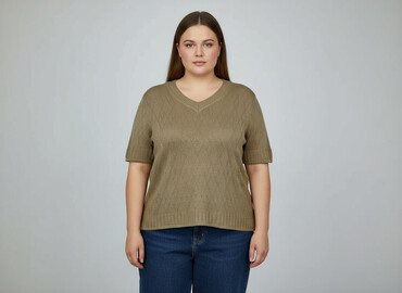 ile gram na sweter: Sweter damski, rozmiar 5XL
