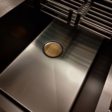 Mətbəx çanaqları: Yeni Kvadrat Mətbəx çanağı, Şkafsız, Paslanmaz polad, Pulsuz çatdırılma — 8