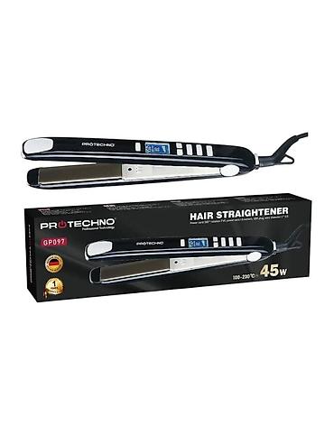 Бытовая техника: №: 13534 Məhsulun adı: Saç üçün düzləşdirici ProTechno, 45 Vt, Qara — 2