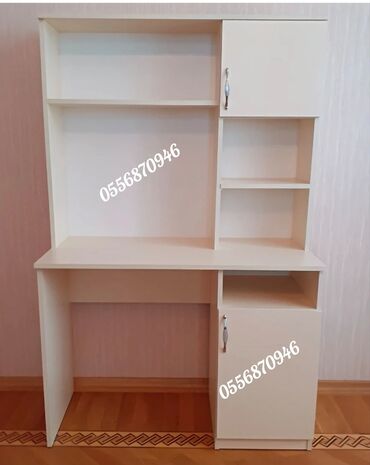 Uşaq masaları: Oğlan və qız üçün, Yeni, Siyirməli, Yazı masası, Stulsuz — 3