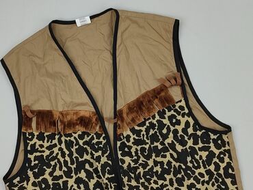 spodnie woskowane beż: Women`s waistcoat, size 5XL (EU 50)