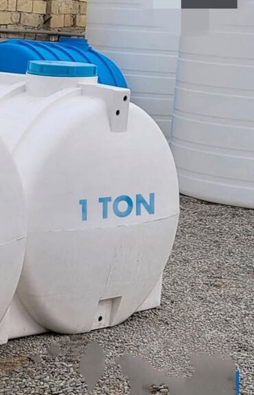 10 tonluq su çəni: Bak, Plastik, 1000 l l, Yeni