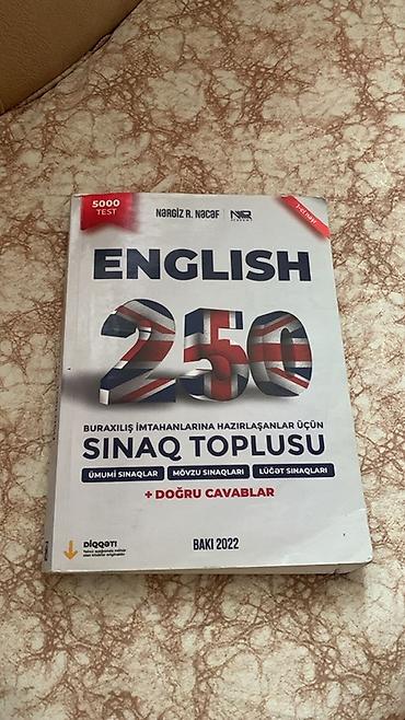 Testlər: Məhsul: “ENGLISH 250 – Buraxılış imtahanlarına hazırlaşanlar üçün — 1
