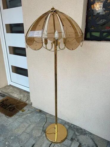 Ostali stilski nameštaj: Retro podna lampa - Mesiing / Staklo, br. 1 Retro podna lampa br. 1 U — 9