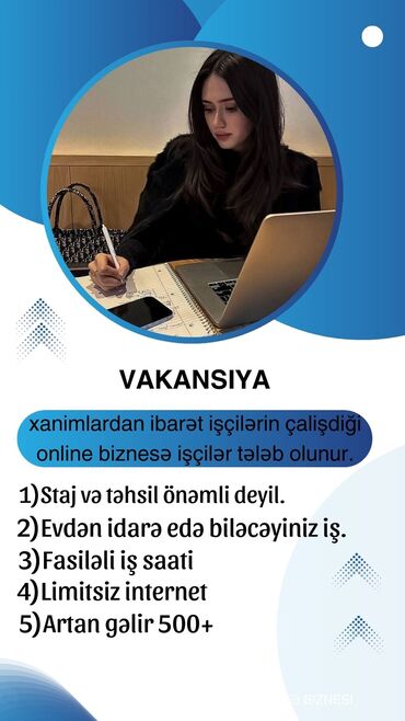 sədərək iş: Vatsap nömrəsinə yazaraq əlaqəyə keçə bilərsiniz