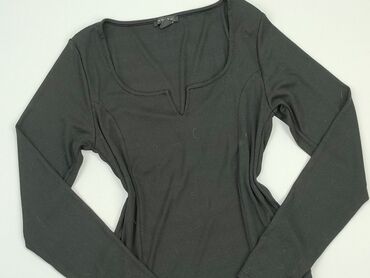 czarne brokatowe bluzki: Блуза жіноча, Amisu, XL, стан - Дуже гарний