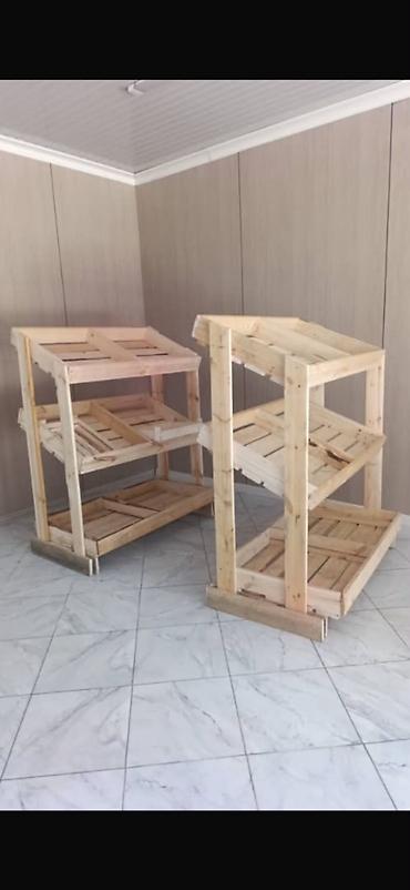 полки дерево: Полка для магазина, Б/у, Дерево, Самовывоз — 1