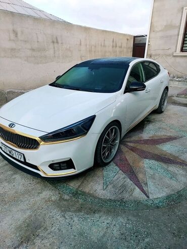 əllə çəkilmiş maşın şəkilləri: Ağ rəngdə sedan, idman üslubunda eksteryer paketi ilə. Xüsusiyyətlər