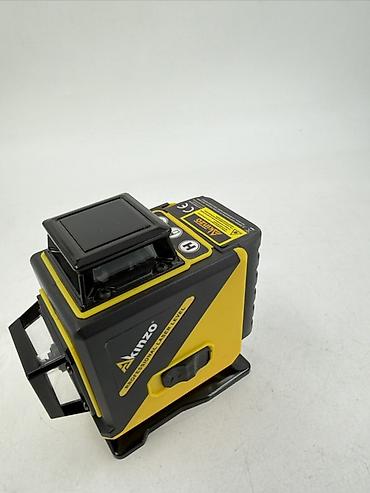 Лазерные уровни: Лазерный уровень Akinzo, 3D/360° - Компактный корпус с резиновыми — 5