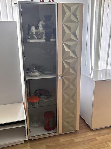 abedni dest: Qonaq otağı üçün modul mebel dəsti - TV stendi və arxa panel: Geniş — 1