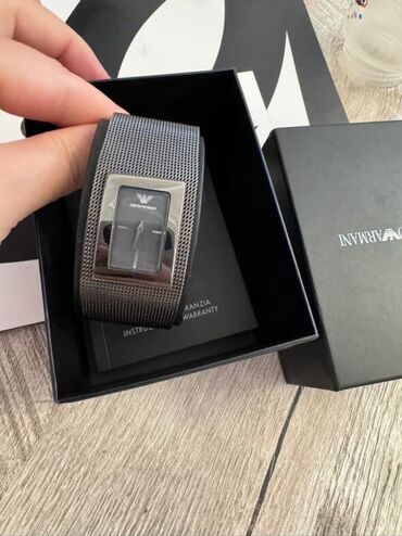 Eynəklər: Qol saatı, Emporio Armani, rəng - Boz