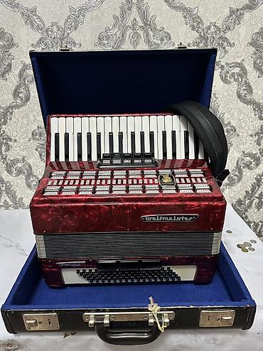 Аккордеоны: Продаю Генманский Аккордеон Вельтмейстер серино Кызыл кара тустору бар — 16