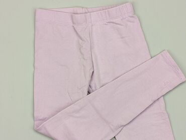 spodnie ortalionowe dla dziewczynki: Leggings for kids, Little kids, 9 years, 128/134, condition - Good