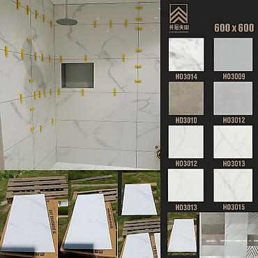 Керамогранит: Назначение: Для пола, цвет - Белый, Матовое — 2