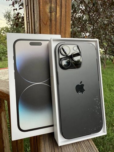 мобильные телефоны скупка: IPhone 14 Pro, Б/у, 128 ГБ, Черный, Кабель, Коробка, 86 %