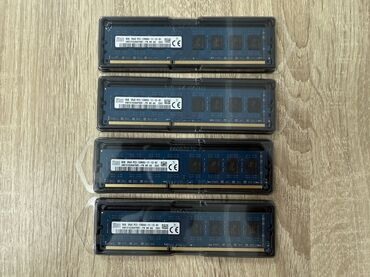 Оперативная память (RAM): Оперативная память, Б/у, Hynix, 8 ГБ, DDR3, 1600 МГц, Для ПК