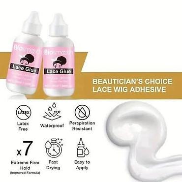samolepljiva traka za odecu: Biosmooth Lace Glue – profesionalno lepilo za perike i tupe - — 3