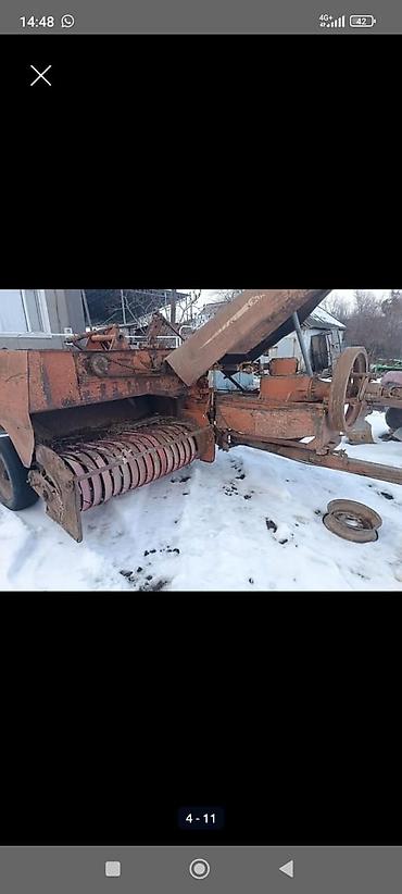Тюковые пресс-подборщики: Продаю,привозной из Казахстана. Обращаться по - Тип: механический — 4
