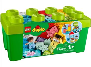lego лего: Lego Duplo 10913Коробка с кубиками🟦🟩🟧🟥, рекомендованный возраст 1'2