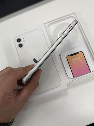 2ci el iphone 11: IPhone 11, 64 GB, White Titanium, Barmaq izi, Face ID — 5