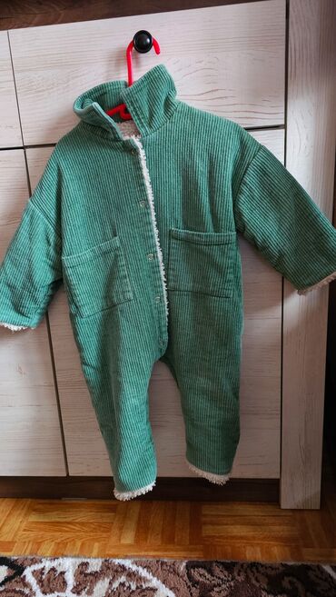 зеленый пиджак: Детский комбинезон (весна-осень): вельвет, тёплый, внутри овчинка