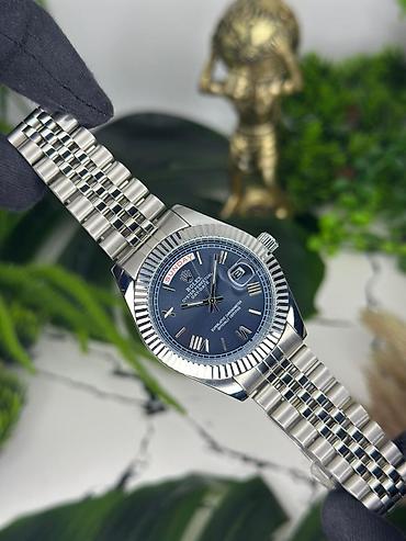 Aksesuarlar: Rolex Day-Date stilində kişi qol saatı - Korpus: paslanmayan polad — 6