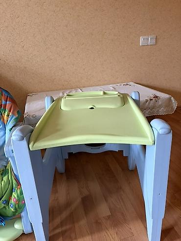 Yemək masaları, oturacaqları: Usaq üçün stol-stul desti, unvan razin. — 4