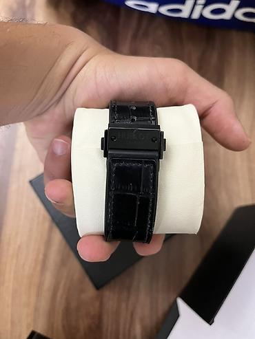 gun eynəyi: Hublot Geneve kişi qol saatı – qara rəngli, zərif dizayn Orginal — 5