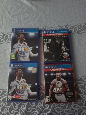 fifa 25 qiymeti: UFC 3 25 AZN Fifa 18(2 eded)-20 AZN Last off us-25 AZN Hamsini