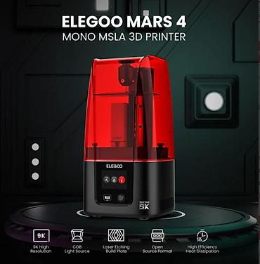 uv printer satilir: Başlıq: Elegoo Mars 4 Ultra 9K Reçineli MSLA 3D Printer Məhsul — 1
