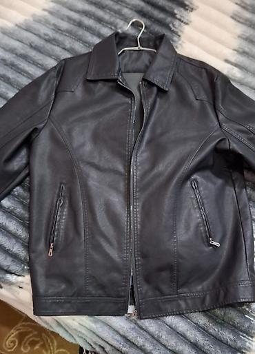 tebii deri: Kurtka, Dəri, Payız, 2XL — 3