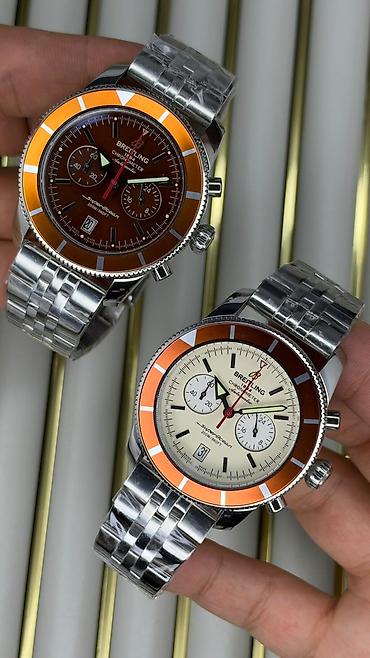 duymələr: Yeni, Qol saatı, Breitling, rəng - Narıncı — 1