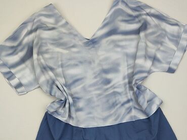 błękitna eleganckie bluzki: Блуза жіноча, 5XL, стан - Хороший