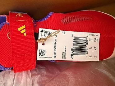 Детская обувь: Цвет - Красный Босоножки, Adidas, Размер: 37, Унисекс — 3