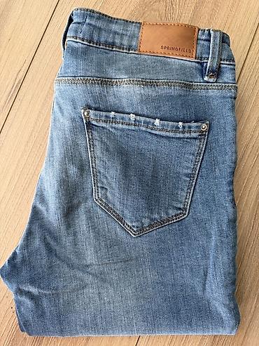 zara 34: SPRINGFIELD ženske farmerke – svetlo plavi denim - Model: skinny/slim — 2