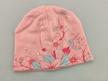 różowa czapka: Hat, 38-39 cm, condition - Perfect