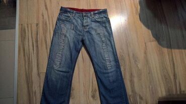 Farmerke: Lepo ocuvane Fishbone farmerice broj 34 Claytone farmerice 48 sirina — 3