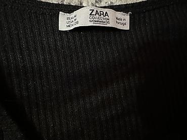 Айымдардын кийими: Футболка, Кыналып турган модель, Zara, Трикотаж, Колдонулган, M — 2