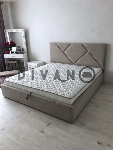 divan krovat: Новый, Двуспальная кровать, Без подьемного механизма, С матрасом, Без выдвижных ящиков