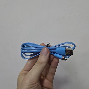 usb type c кабель: Кабель USB-A — USB Type‑C, голубой - Разъёмы: USB-A (стандартный) → — 2