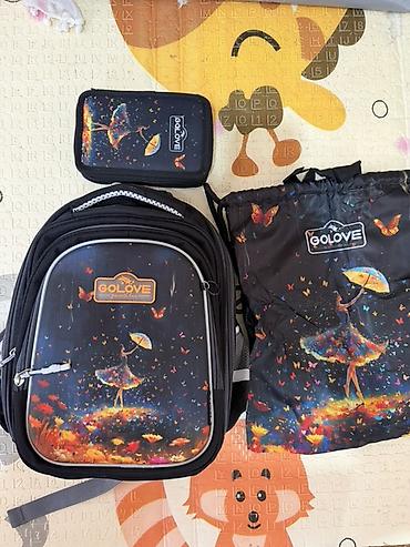 fabric case: Школьный набор GOLOVE для девочки — ранец, мешок для обуви и пенал в — 1