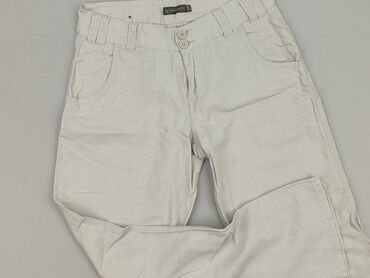szerokie kapcie: Greenpoint, Material trousers for women, size S